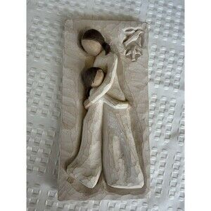 Willow Tree Wall Plate "Mother and Daughter" Susan Lordi #26505 (Discontinued)